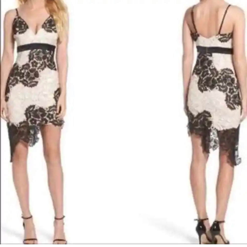 Bardot lace dress women size 4 wedding fancy